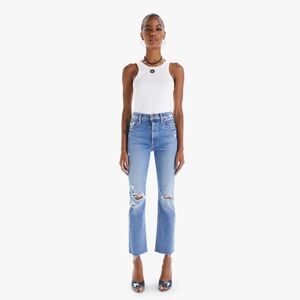 Mother The Tripper Ankle Fray Jeans, sz 28